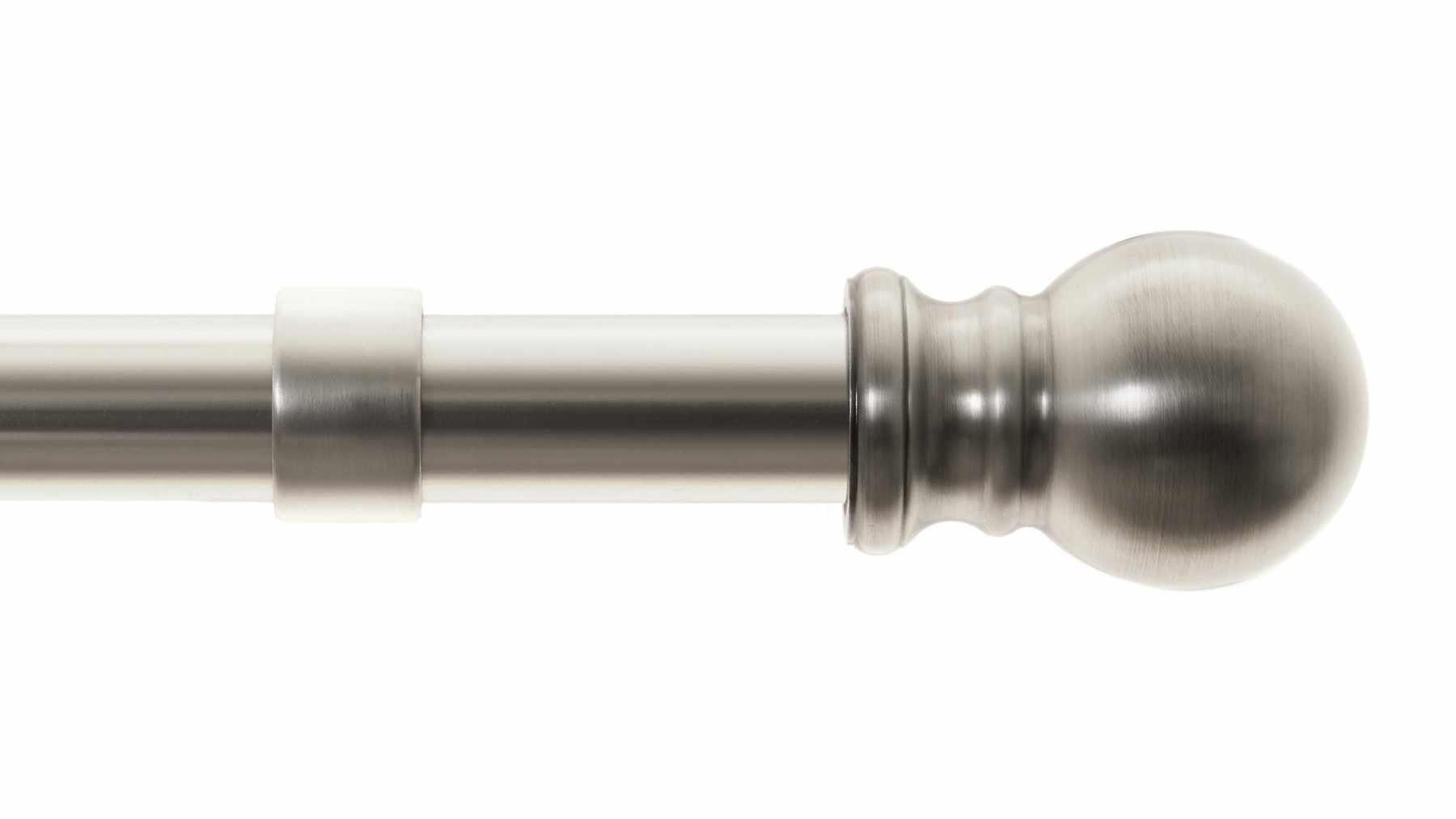 Metal Ball Finial Drapery Rod