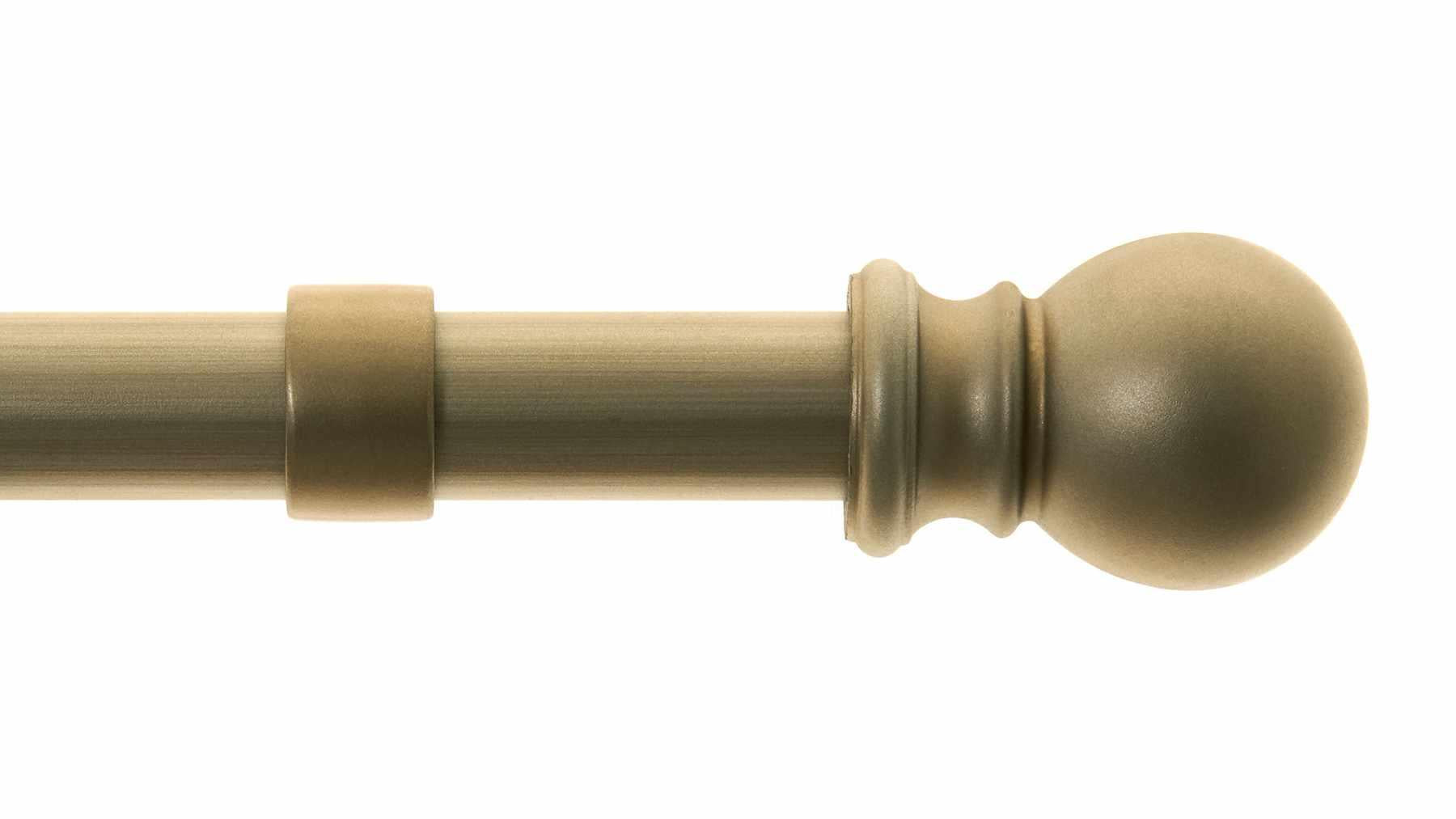 Metal Ball Finial Drapery Rod