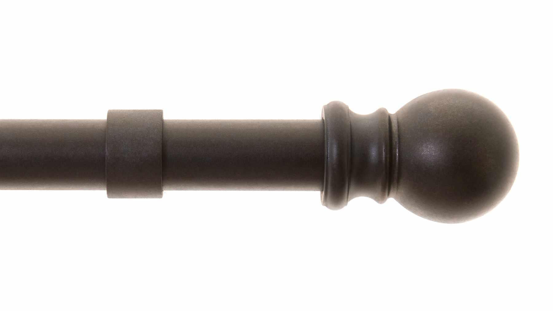 Metal Ball Finial Drapery Rod
