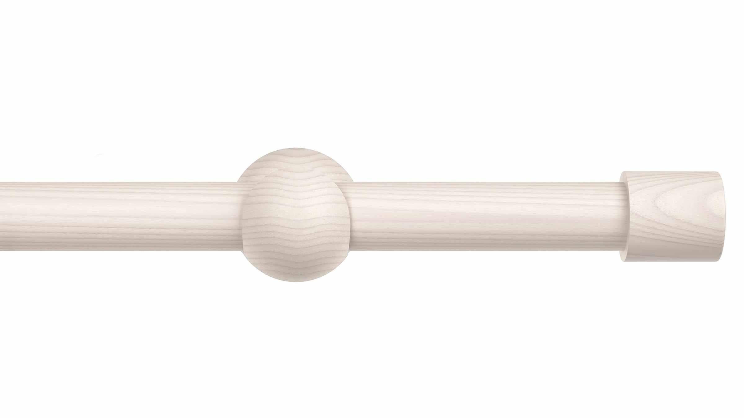Wood End Cap Drapery Rod