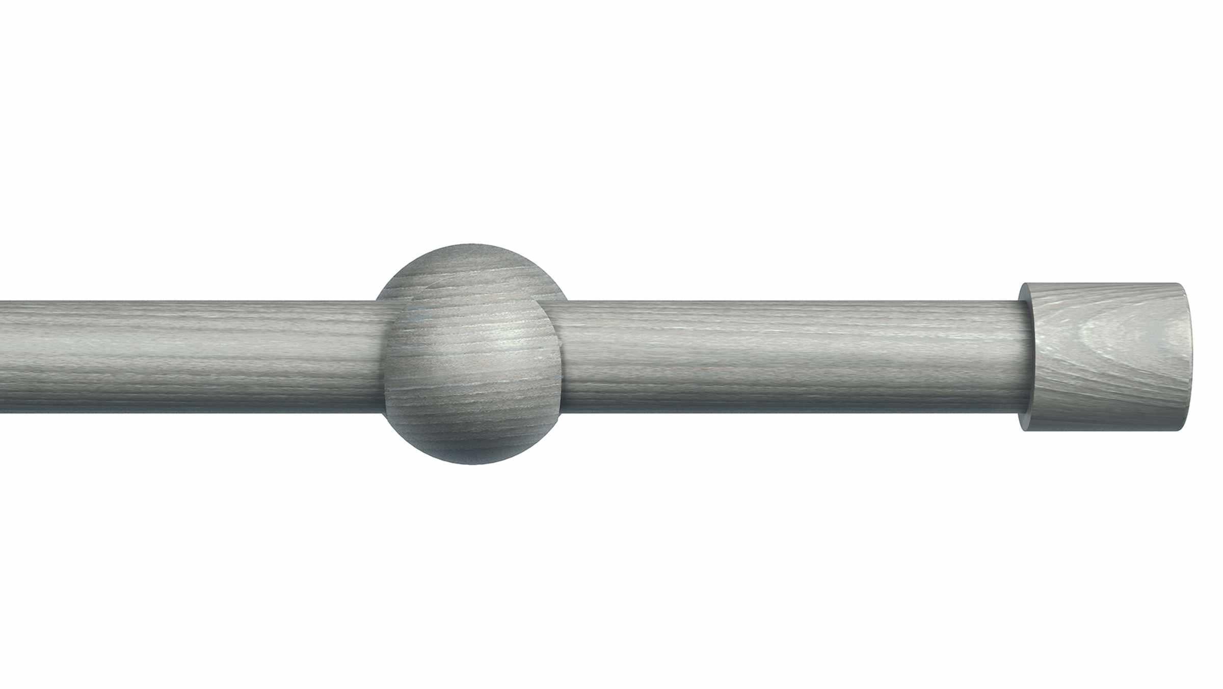 Wood End Cap Drapery Rod