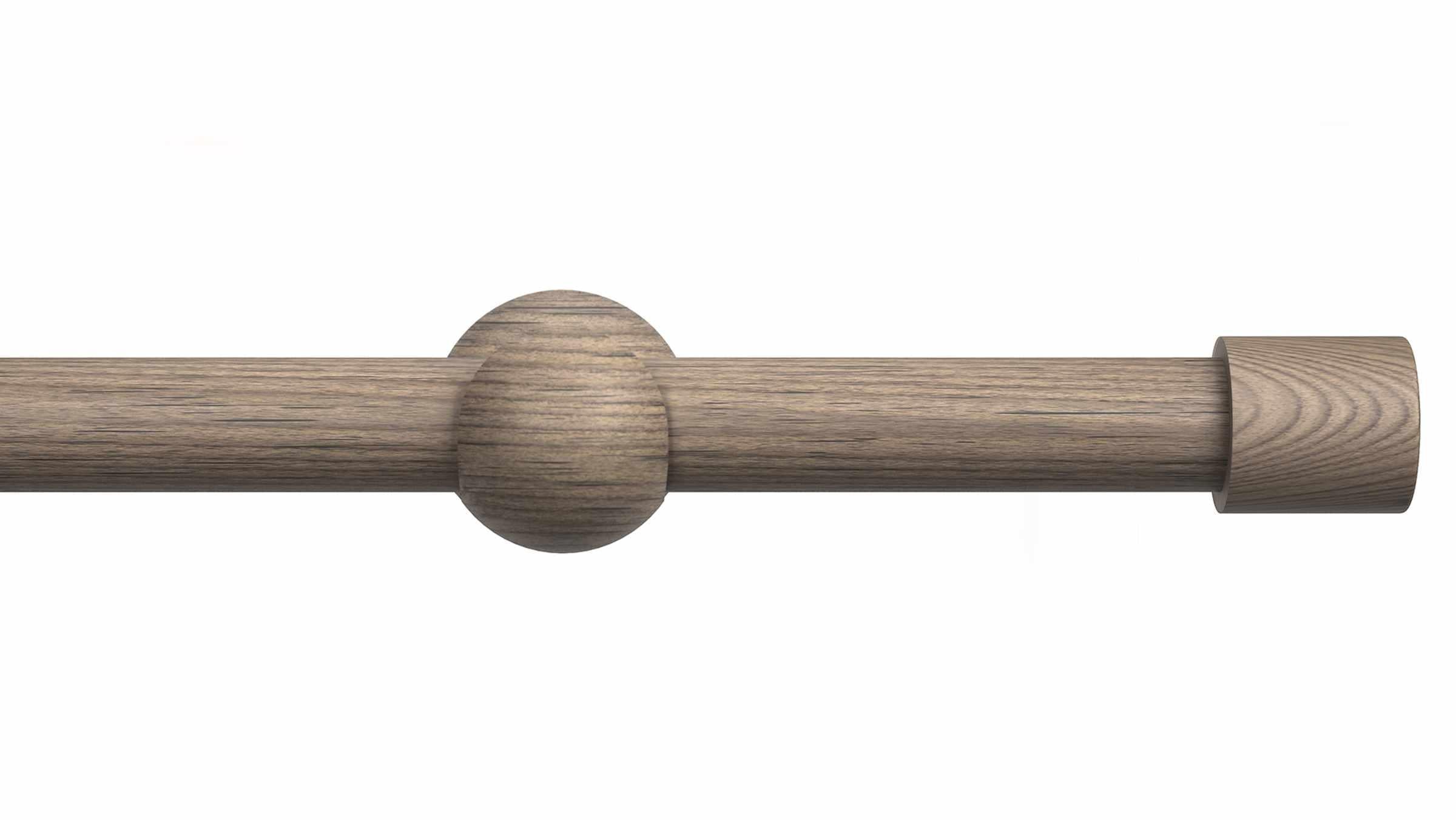 Wood End Cap Drapery Rod