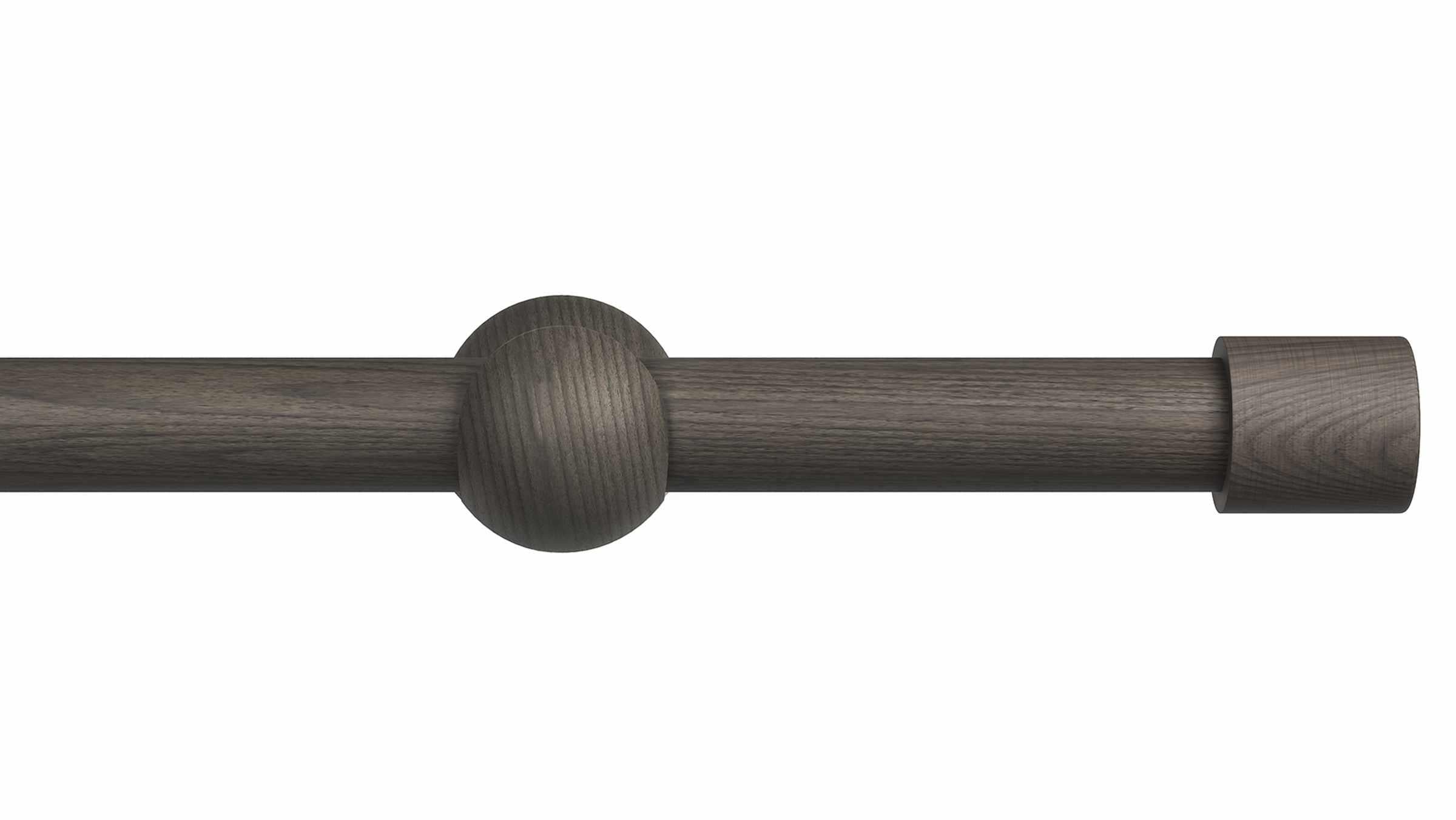 Wood End Cap Drapery Rod