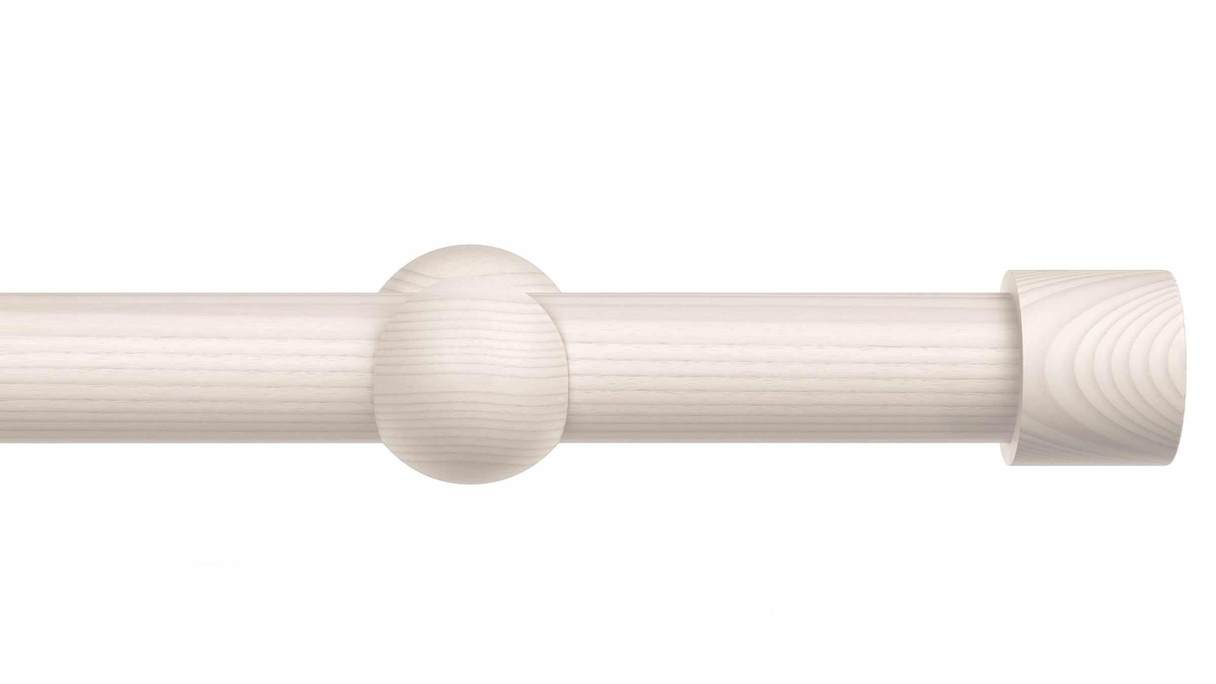 Wood End Cap Drapery Rod
