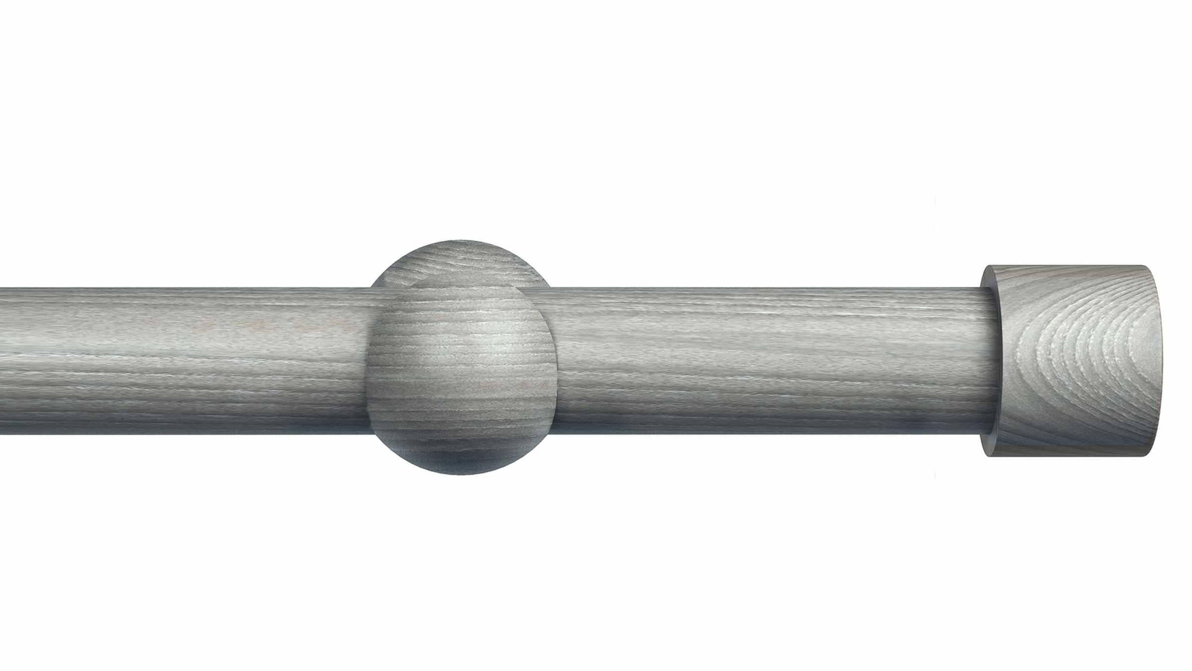 Wood End Cap Drapery Rod