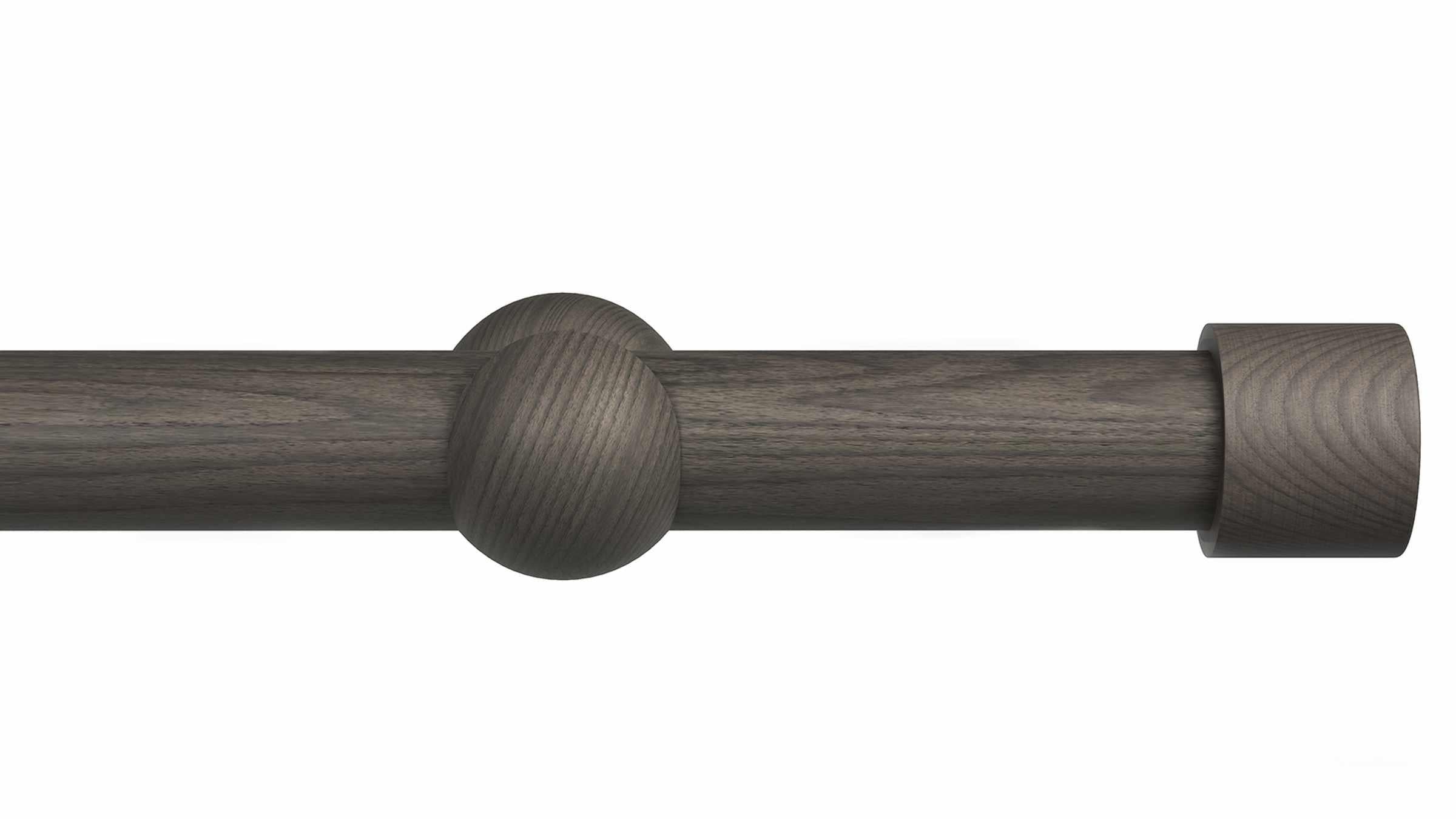 Wood End Cap Drapery Rod
