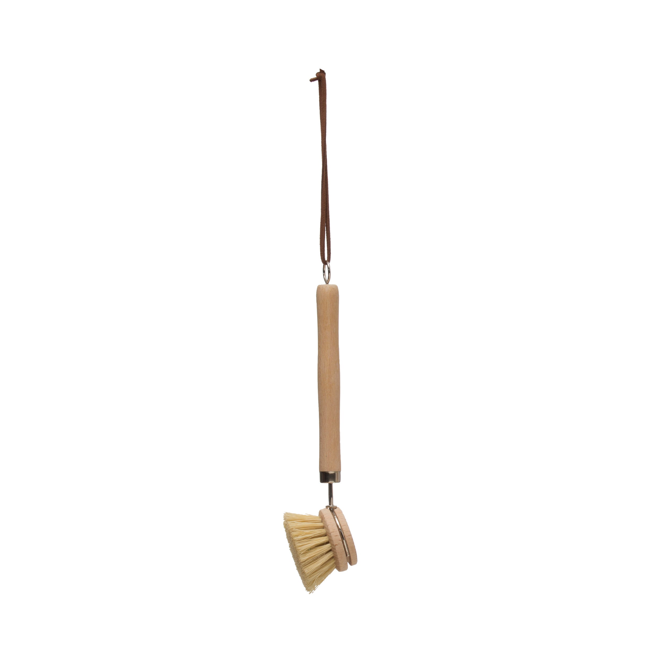 Small Round Beechwood Dish Brush