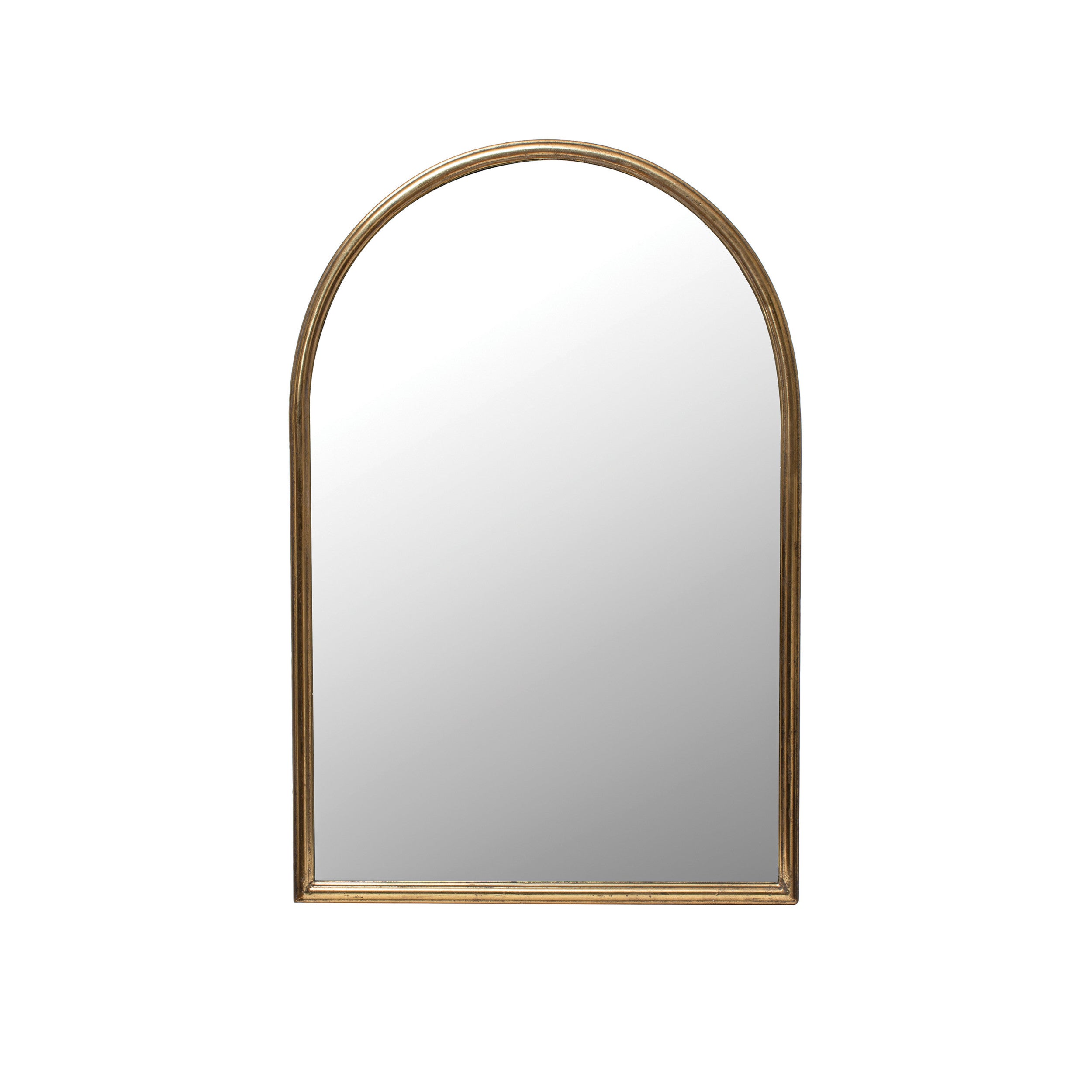 Arched Gold Framed Wall Mirror The Pep Line
