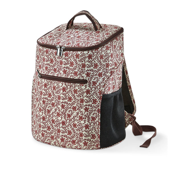 Floral Insulated Cooler Backpack