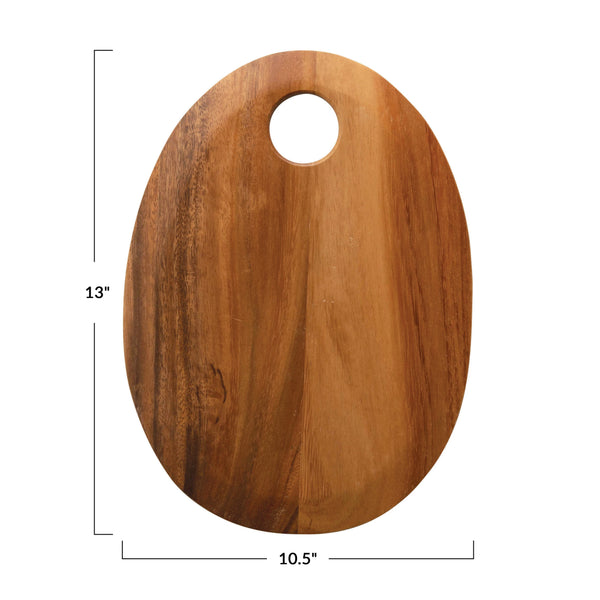 Oval Cutting and Cheese Board