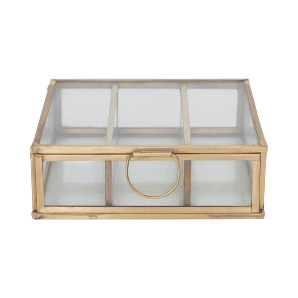 Metal and Glass Storage Box