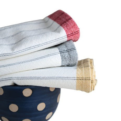 Rustic Stripe Tea Towel