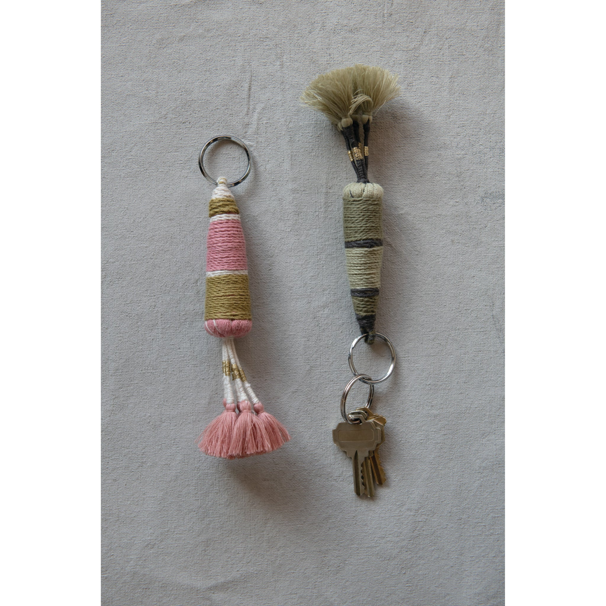 Cotton Tassel Keychain (6 colors)