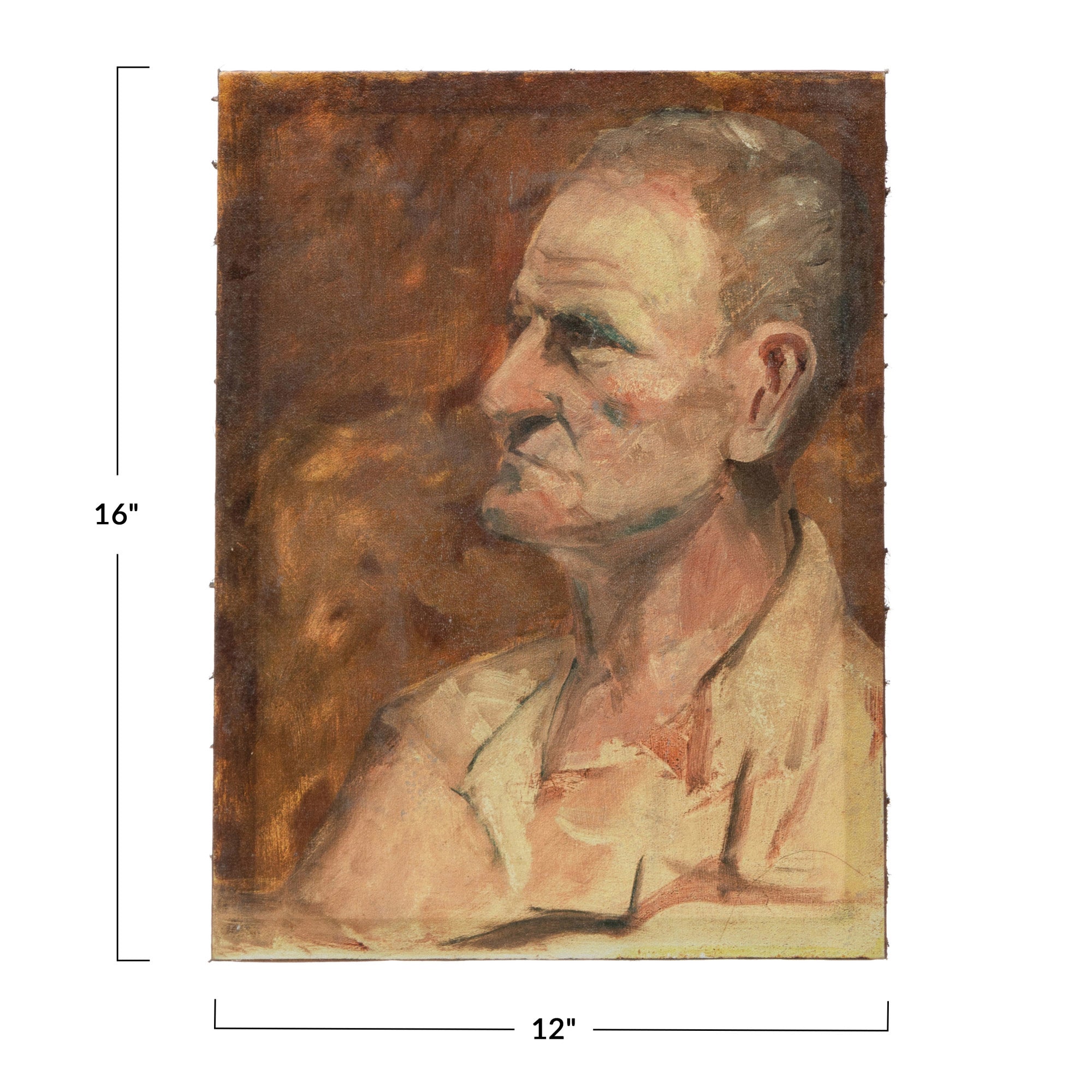 Canvas Vintage Reproduction Portrait