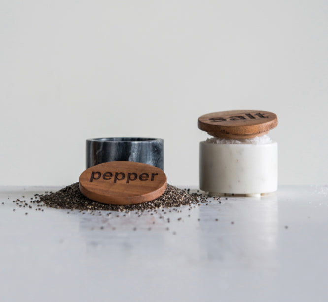 Marble Pinch Pots with Lids