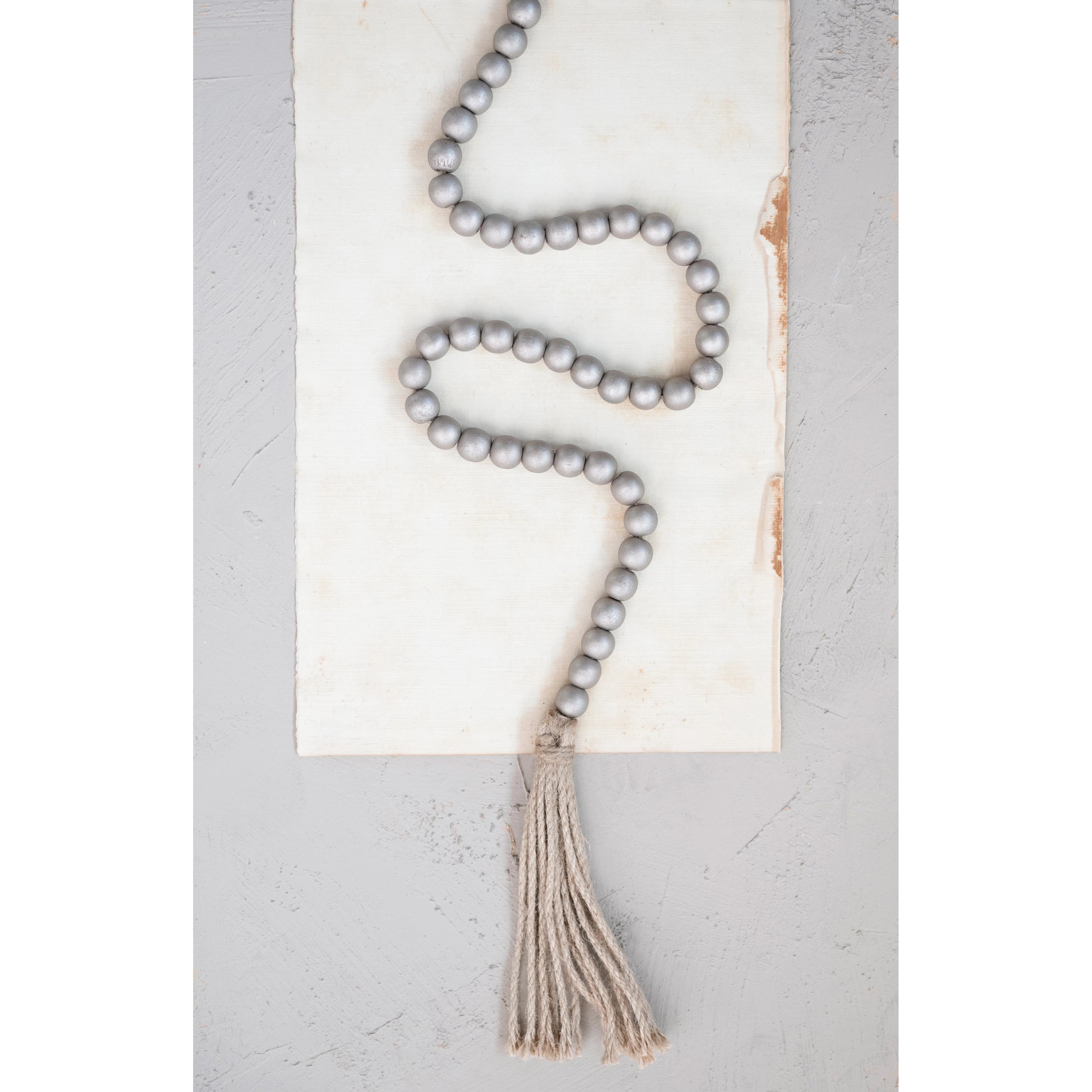 Paulownia Wood Beads Garland