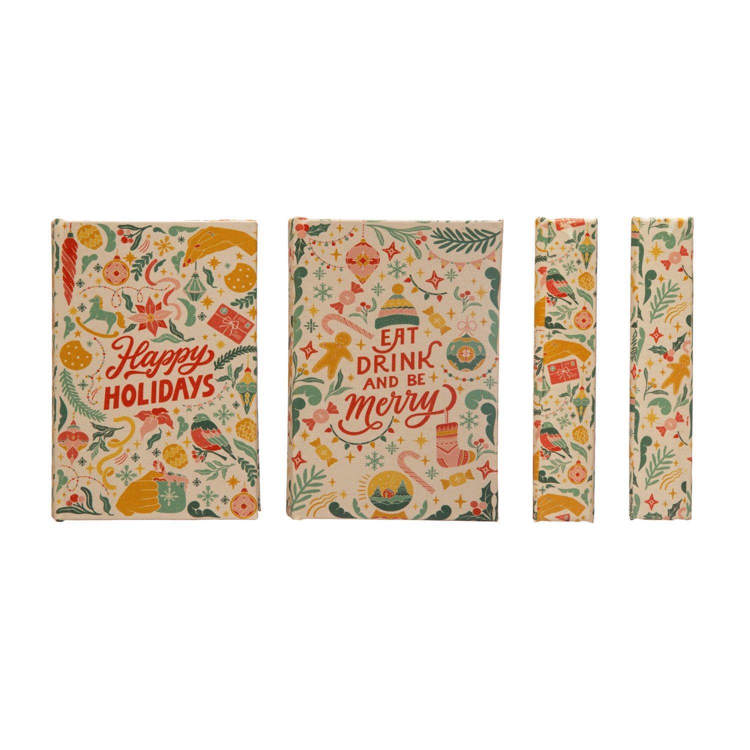 Holiday Canvas Book Box