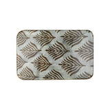 Warm Blue Enameled Trays