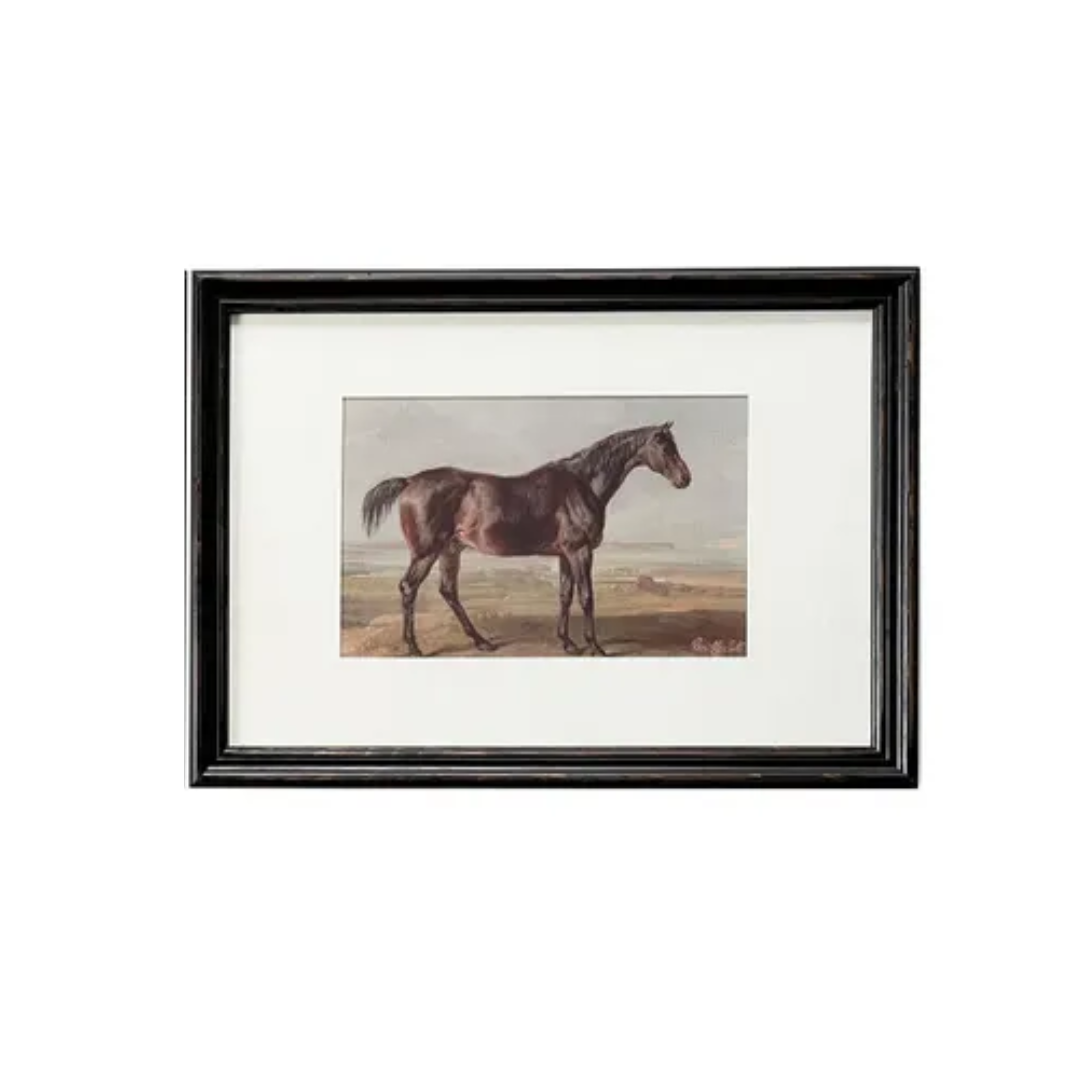 Framed Thoroughbred Print II