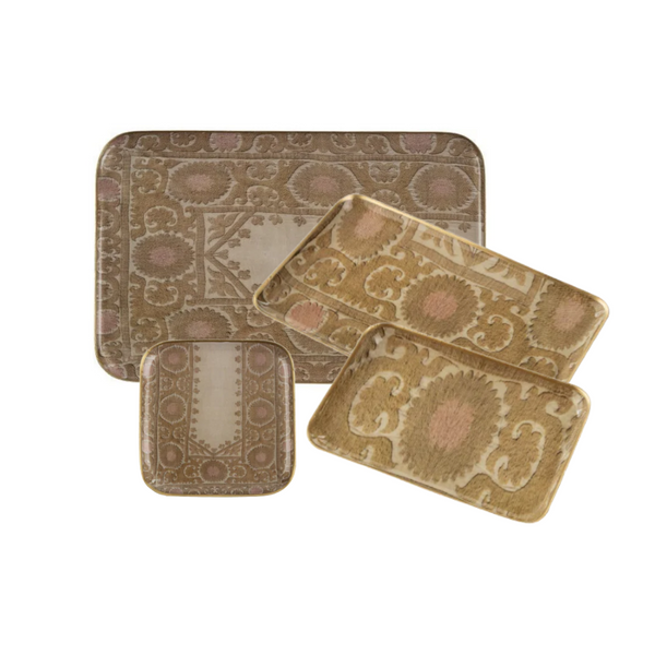 Sunrise Enameled Trays
