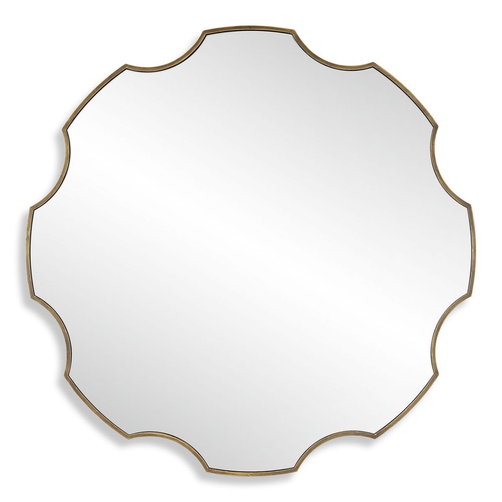 Kimberly Antique Bronze Channeled Mirror