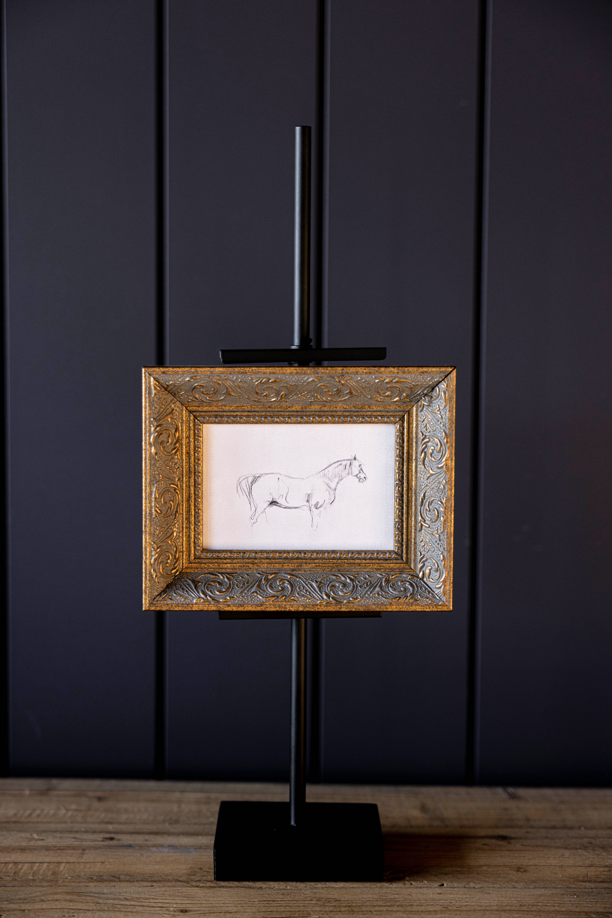 Black Adjustable Easel
