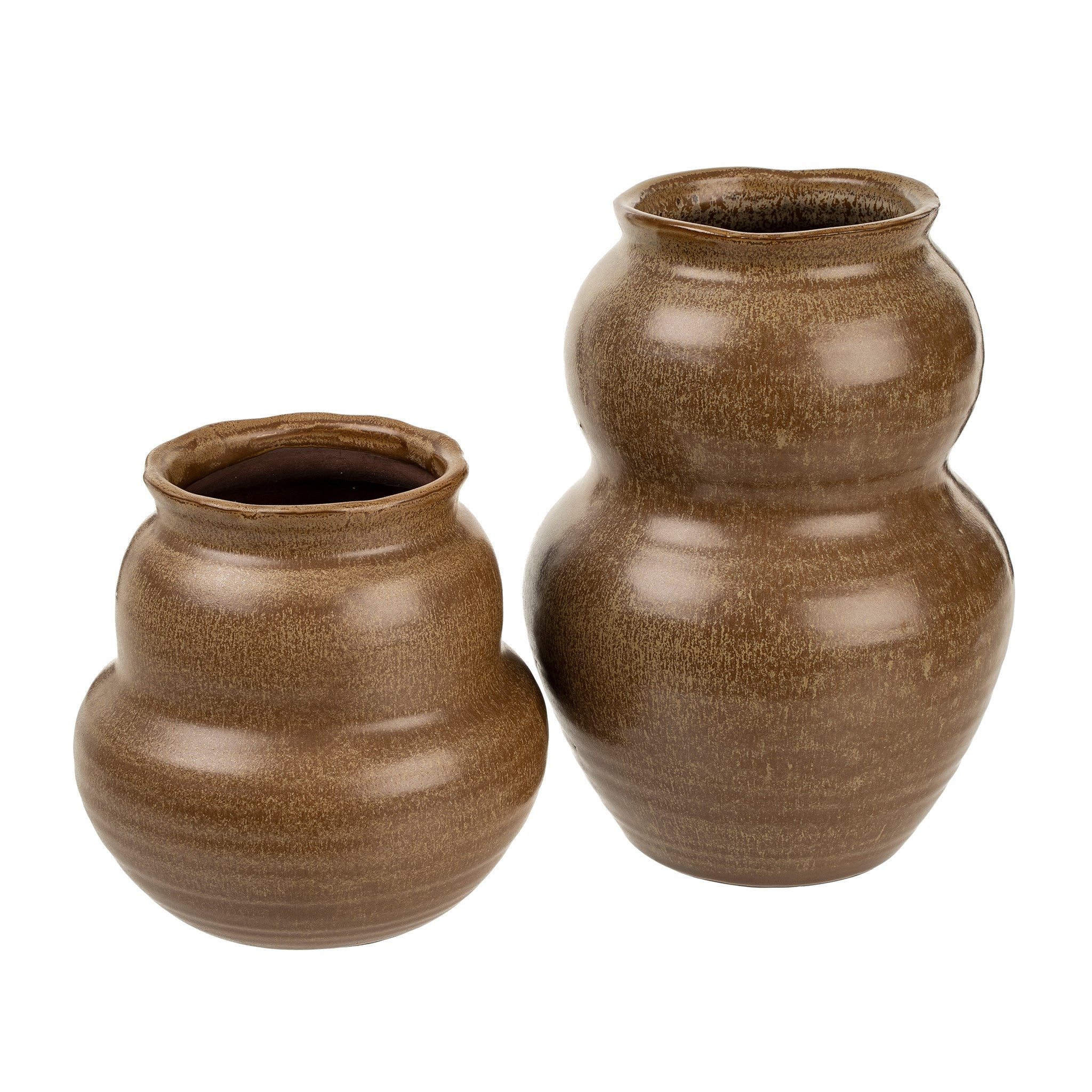 Brown Bubble Vase