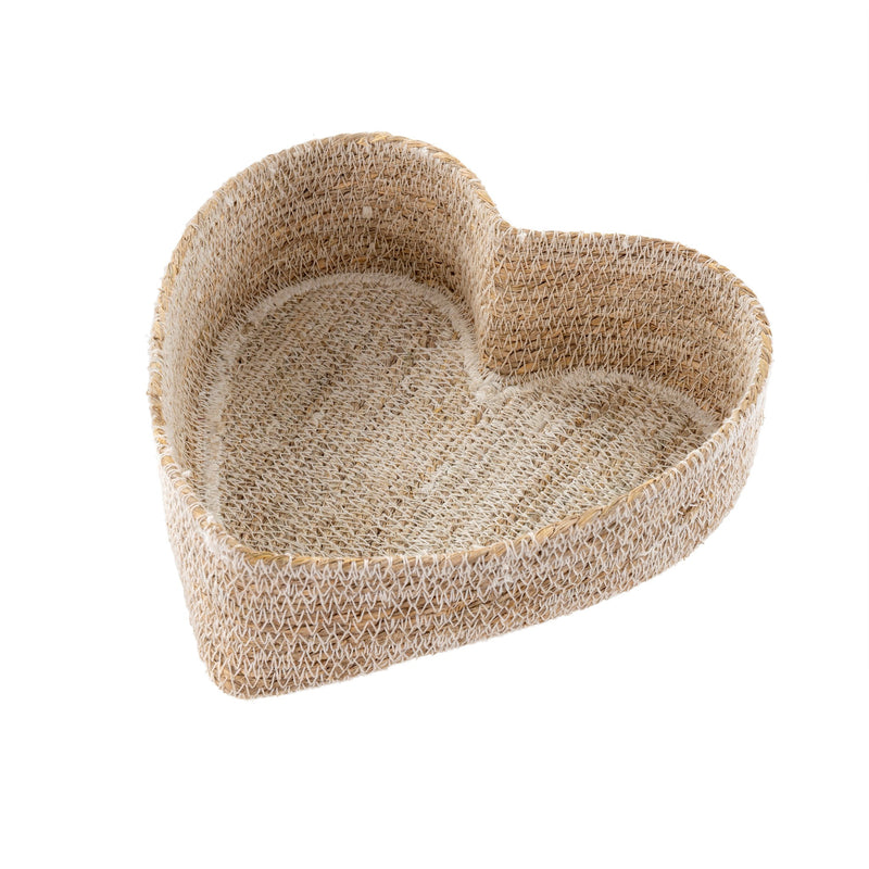 Heart-Shaped Woven Basket