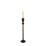 Black Forged Candlestick