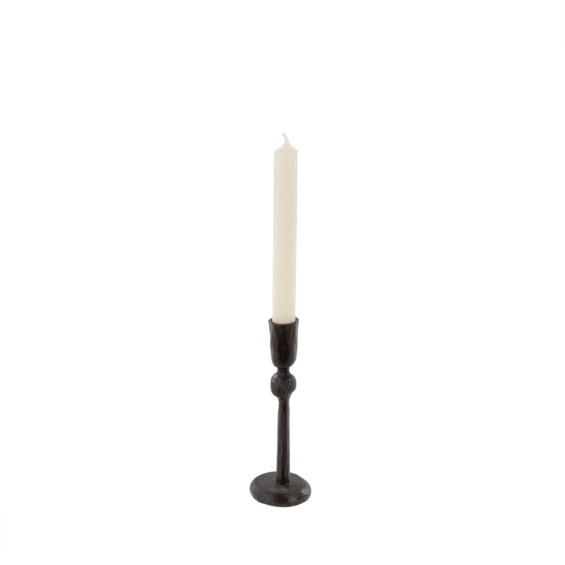 Black Forged Candlestick