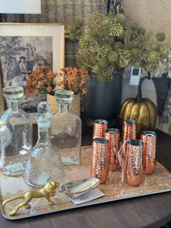 Copper Finish Champagne Flute