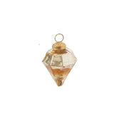 Gemstone Shaped Mercury Glass Ornaments