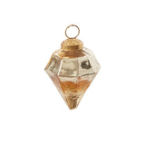 Gemstone Shaped Mercury Glass Ornaments