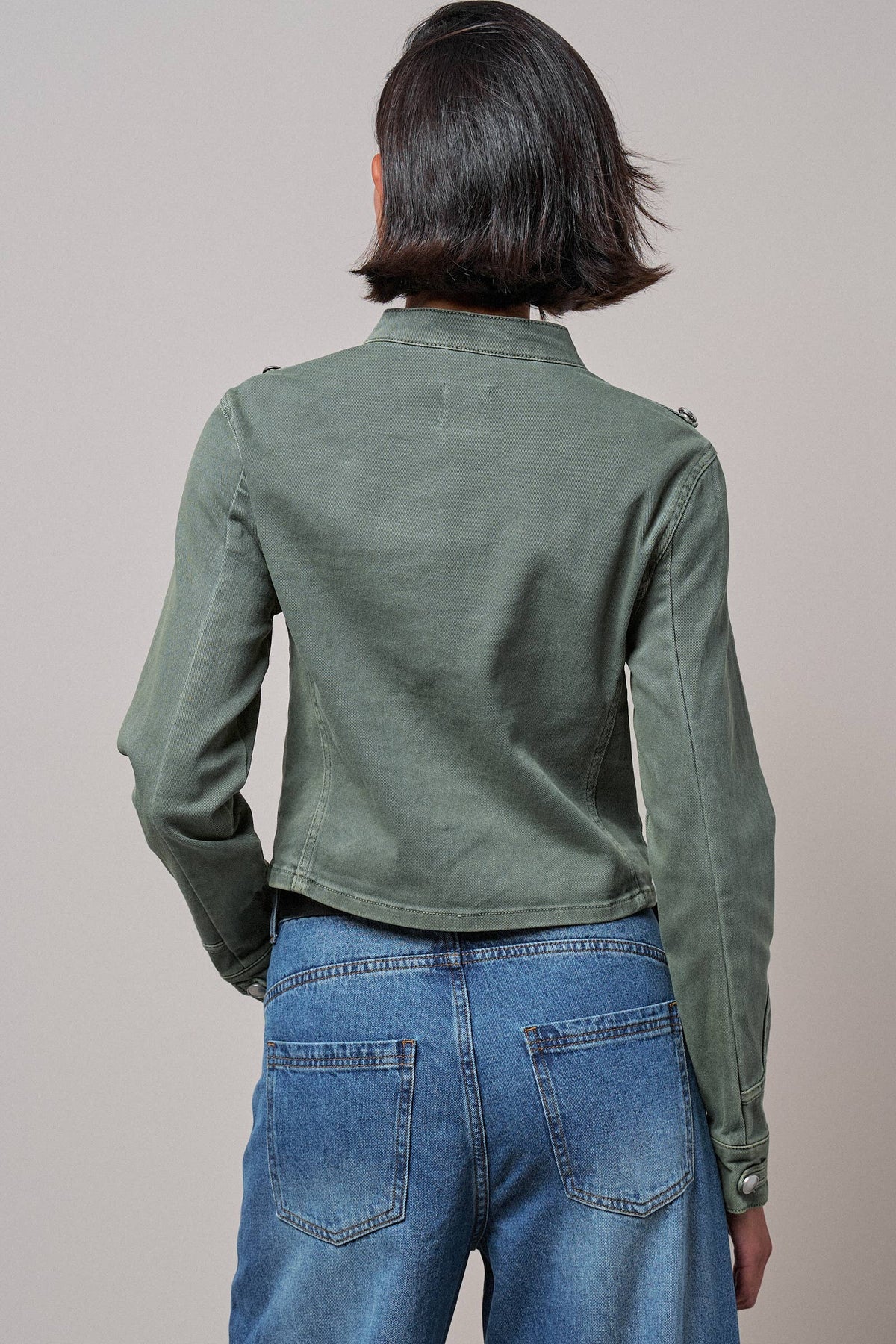 Olive Military Jacket
