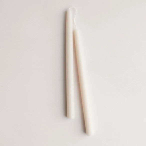 12" Beeswax Taper Candles