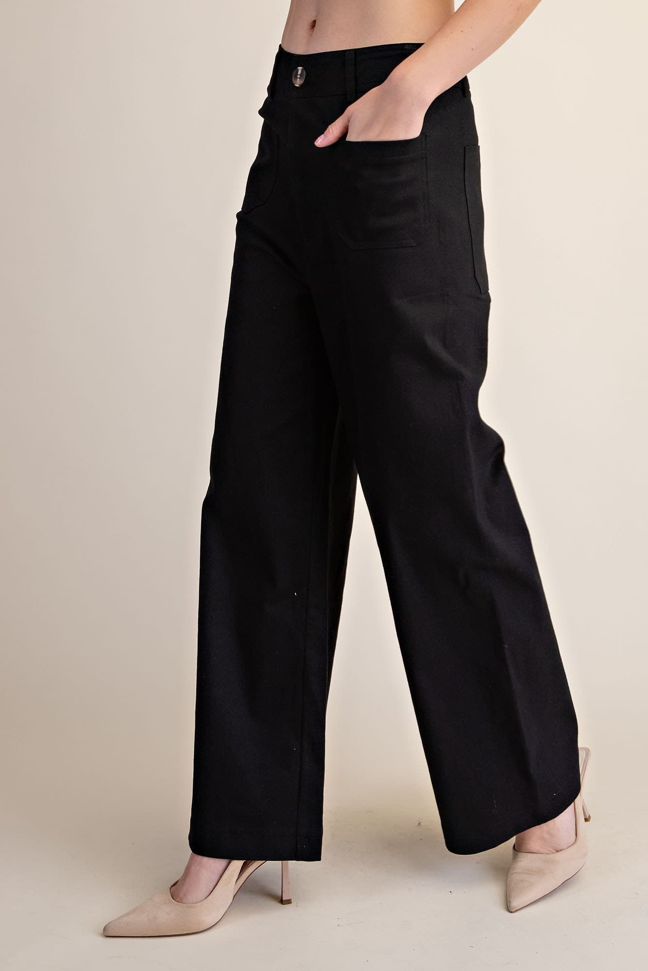 Everyday High Waist Wide Leg Pants