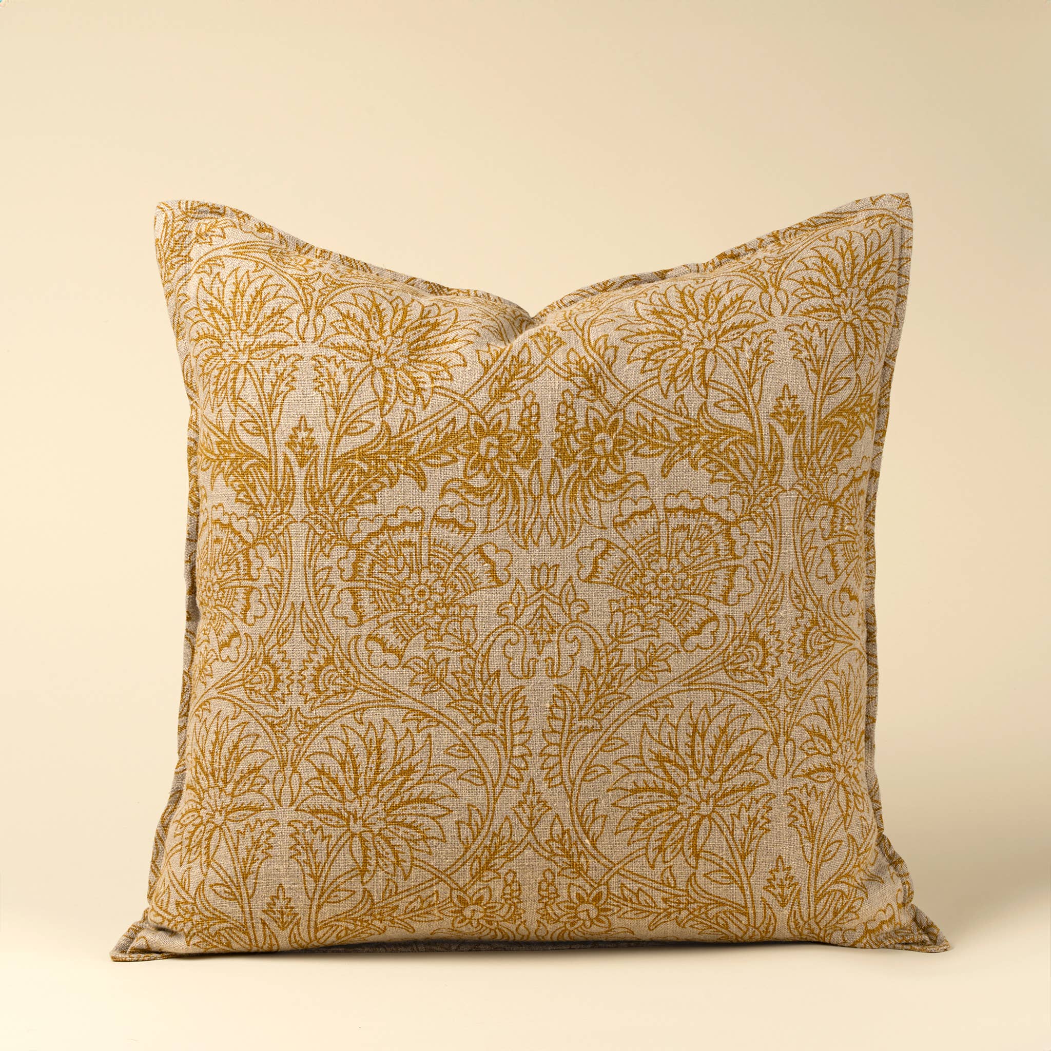 Sunflower Linen Pillow