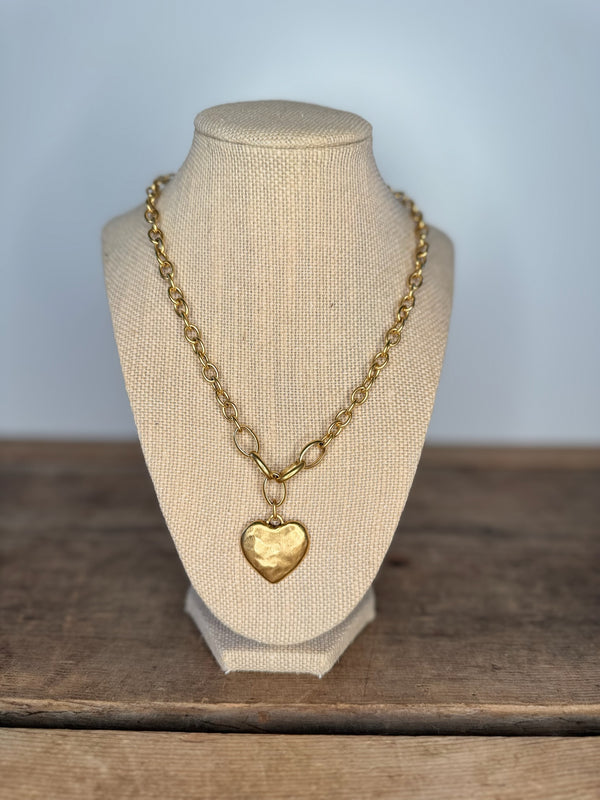 Gold Heart Necklace
