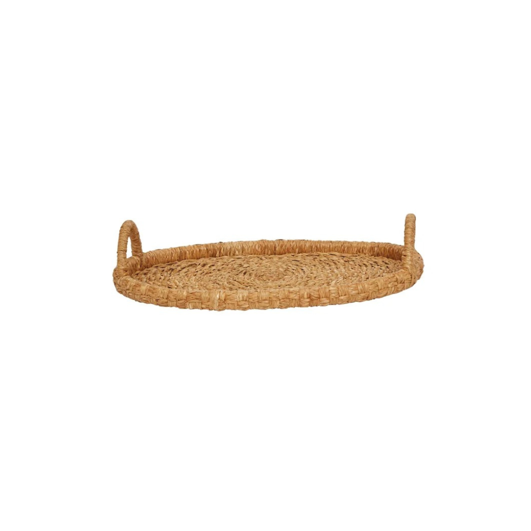 Oval Hand-Woven Seagrass Trays