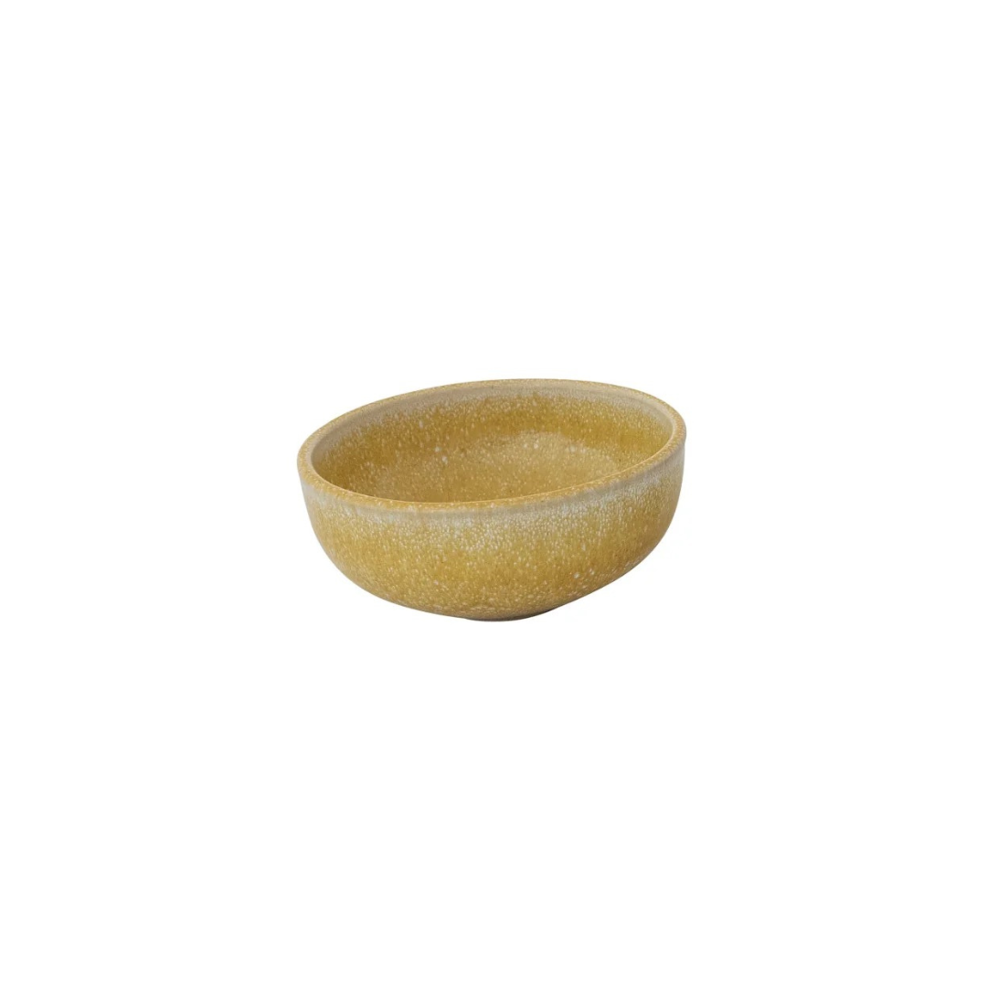 Glazed Neutral Stoneware Bowl
