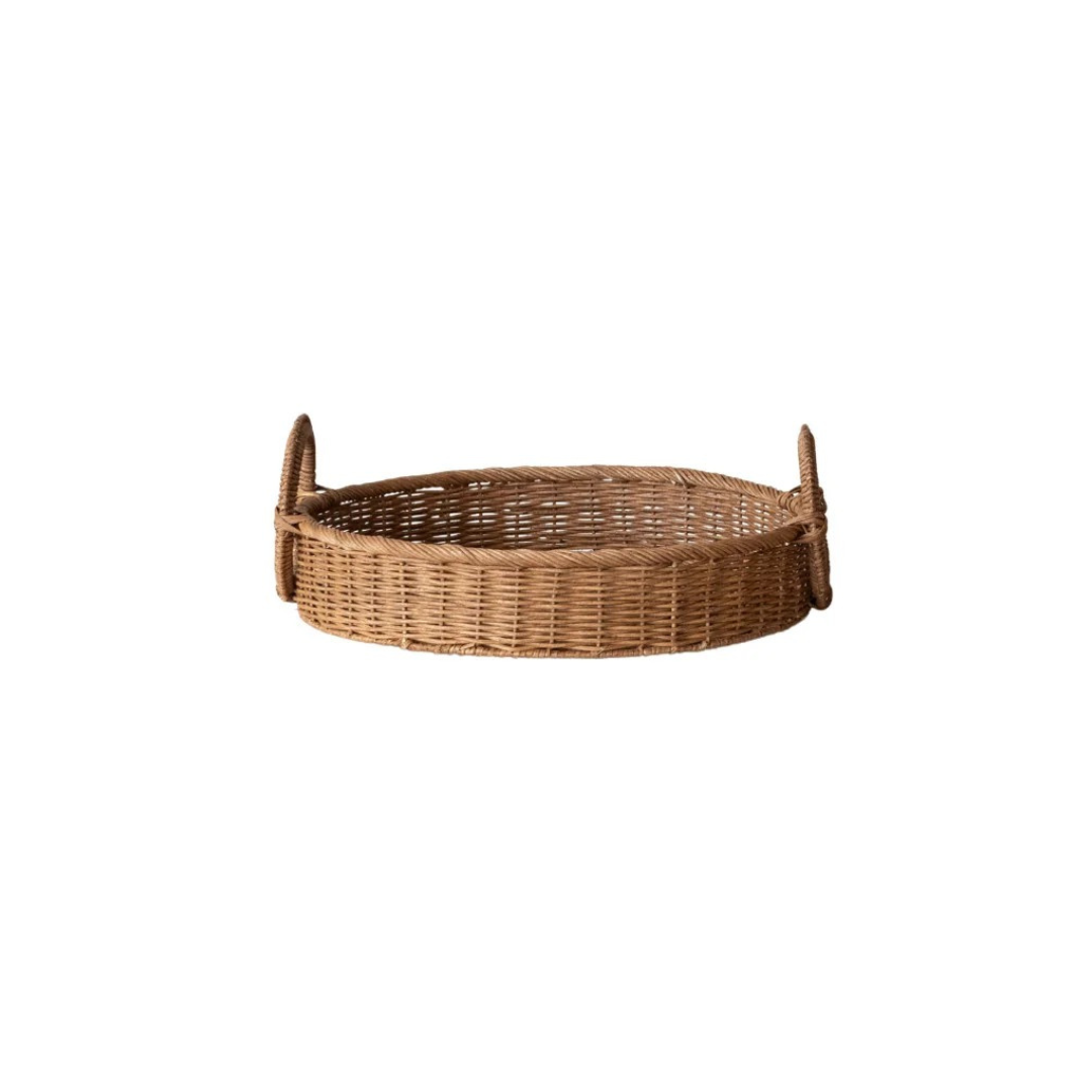 Round Woven Trays