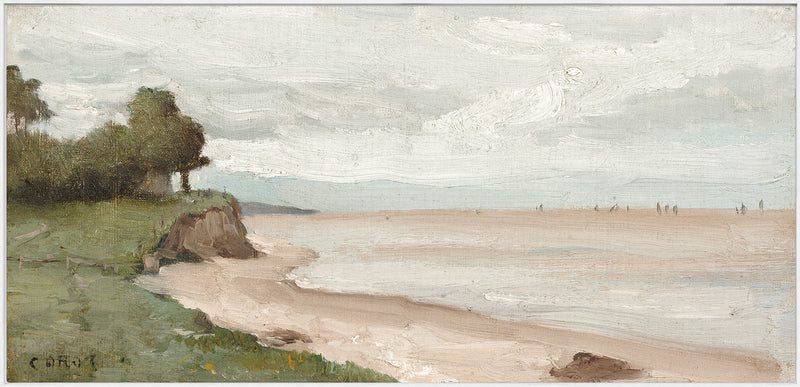 Beach Near Etretat C. 1872