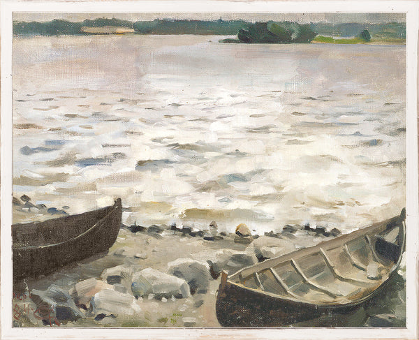 Boats on the Beach C. 1884