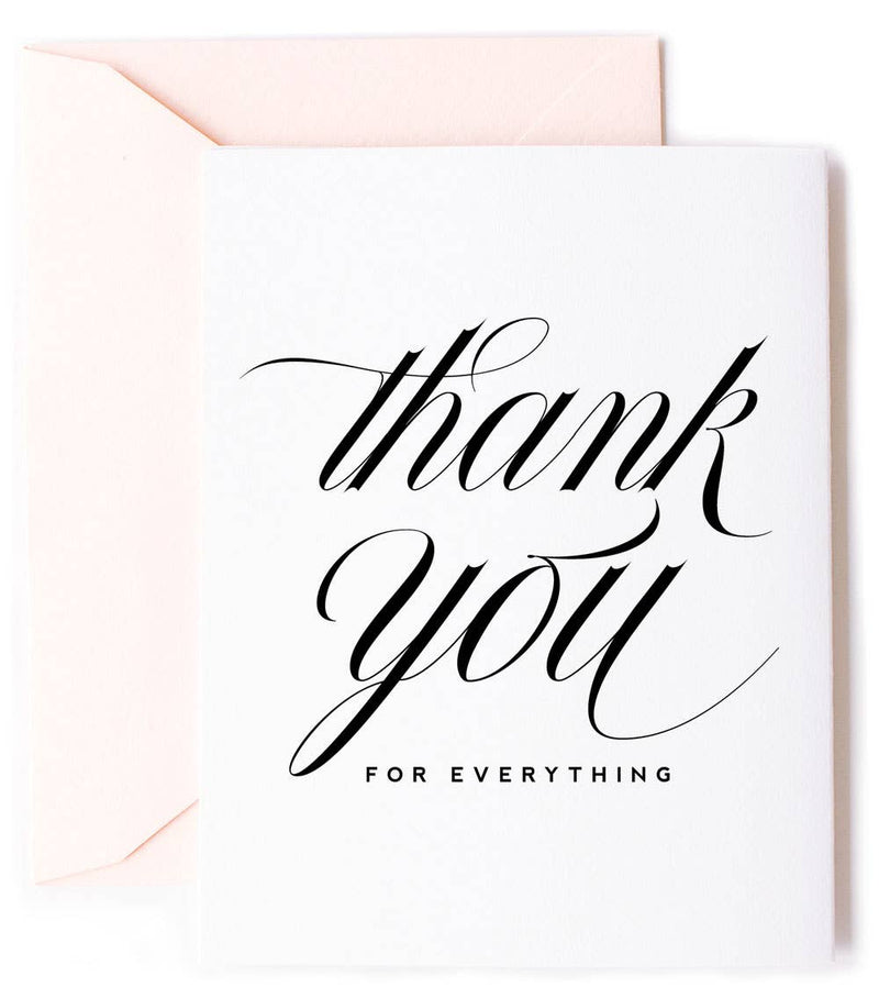 Thank You for Everything Card