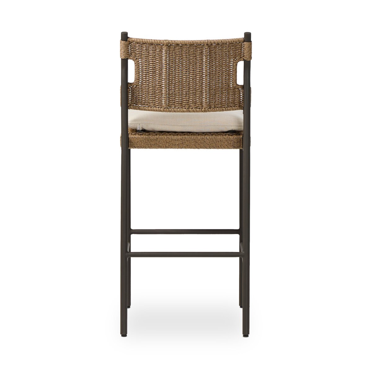 Miller Outdoor Woven Bar + Counter Stool