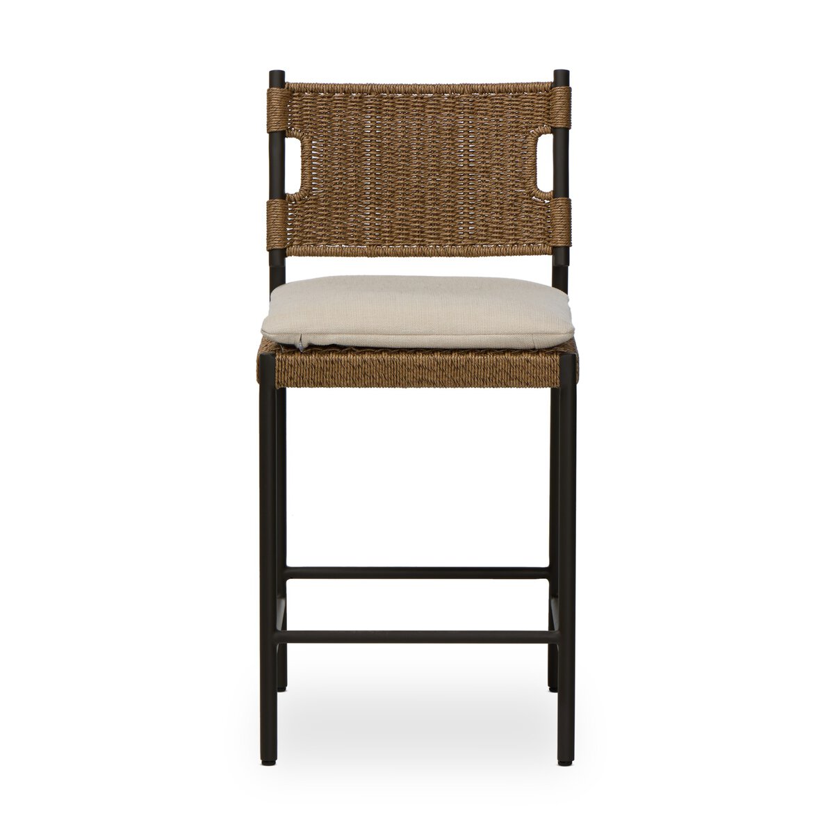 Miller Outdoor Woven Bar + Counter Stool