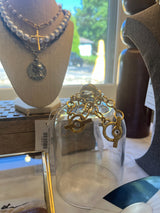 Gem Loop Gold Link Bracelet