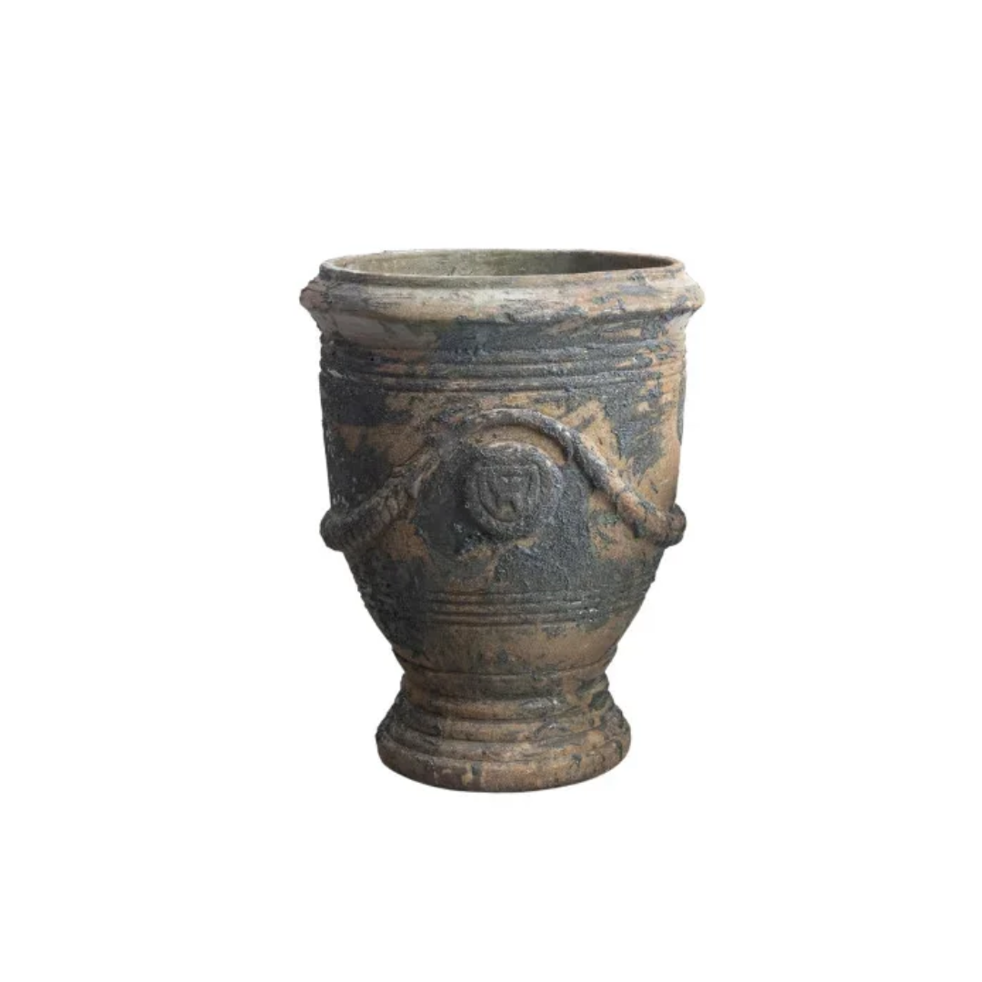 Mediterranean Medallion Urn Planters