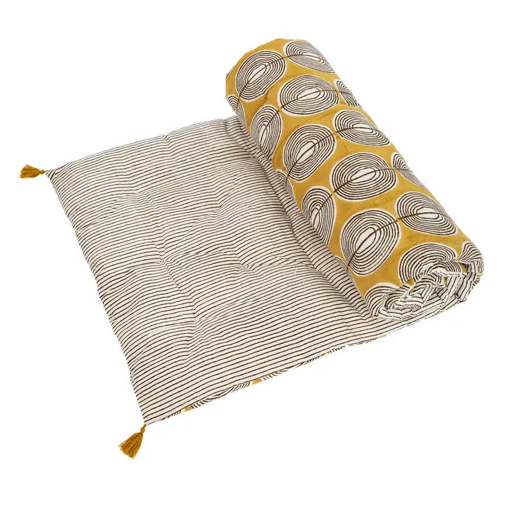 Mustard Print French Mattress