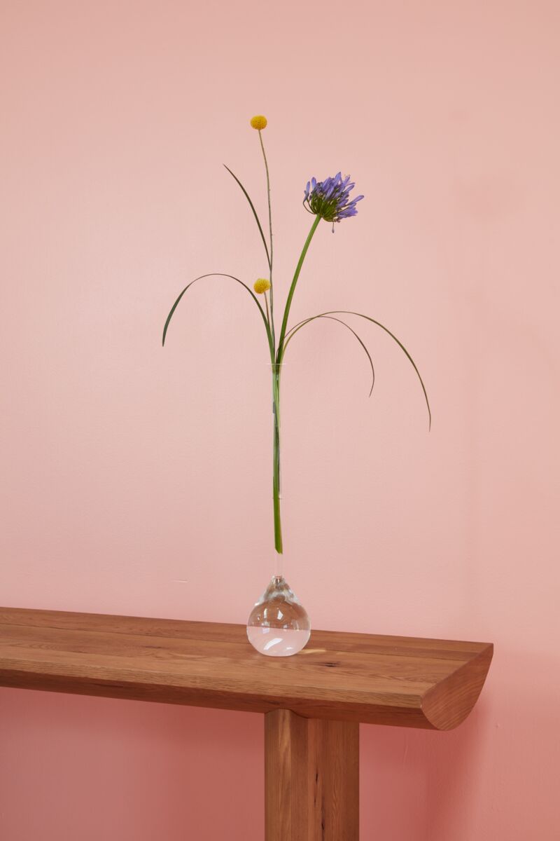 Long Neck Glass Vase